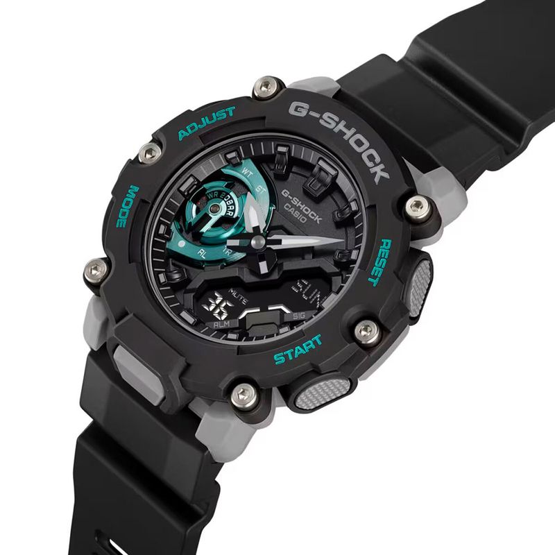 Reloj-Casio-G-shock-Carbon-Core-GA2200M-1A-Digital-Analogico-Luz-Led-Resina-Negro