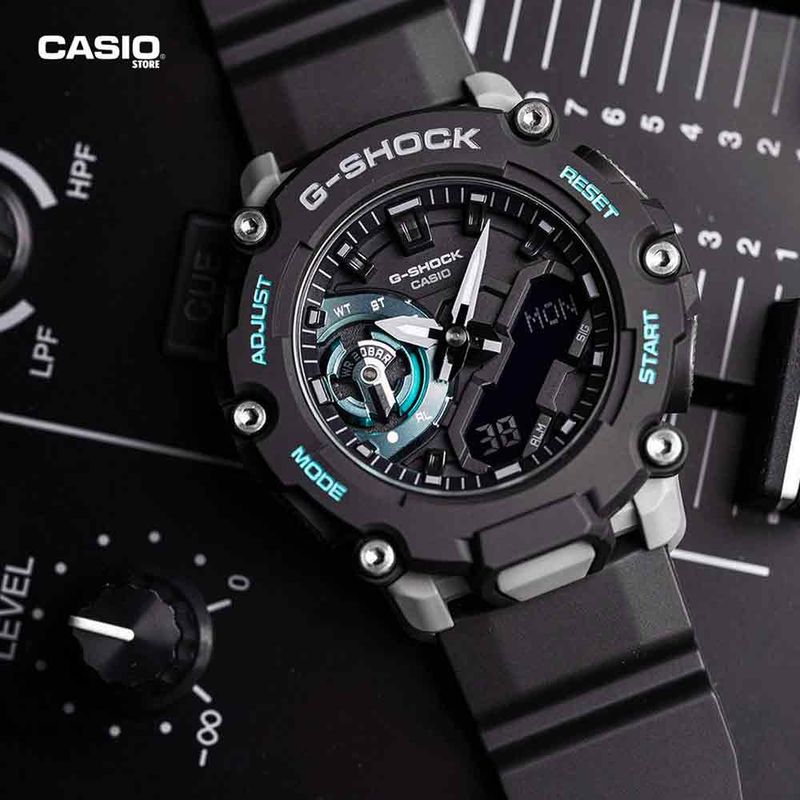 Reloj-Casio-G-shock-Carbon-Core-GA2200M-1A-Digital-Analogico-Luz-Led-Resina-Negro