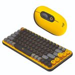 Combo-Teclado-Logitech-Pop-Keys-Mecanico---Mouse--Black-Amarillo-