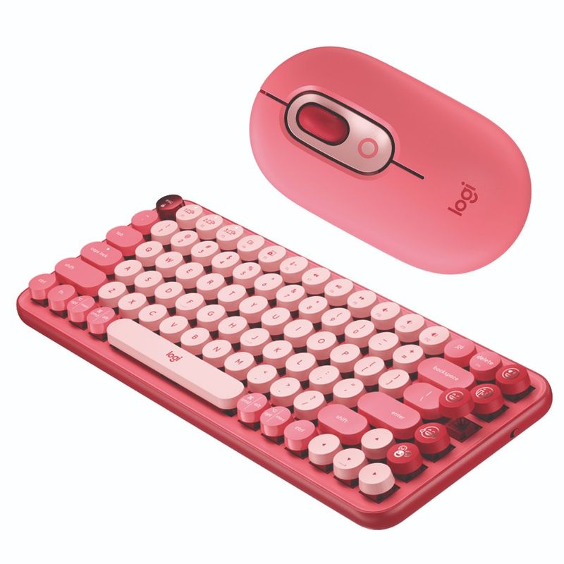 Combo-Teclado-Logitech-Pop-Keys-Mecanico---Mouse-Rosado