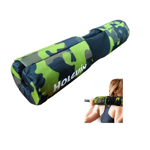 Almohadilla Camuflada Para Barra De Pesas Protector de Hombros - GREEN