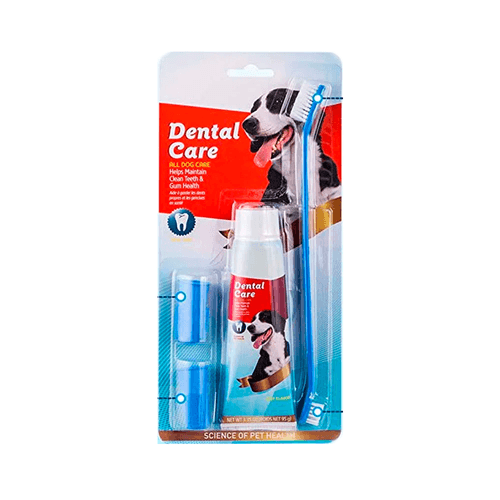 Kit Cepillo de Dientes y Pasta Dental para Perros y Gatos