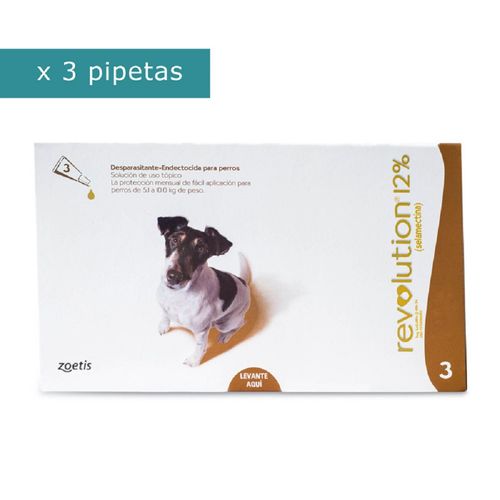 Pipeta Antipulgas para Perros Revolution de 5 a 10kg