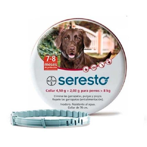 Collar Antipulgas para Perros Seresto más de 8kg