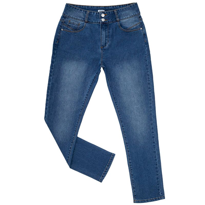 Jean Jean Botones Algodón SINGULAR Mujer Celeste Talla 28 Shopstar