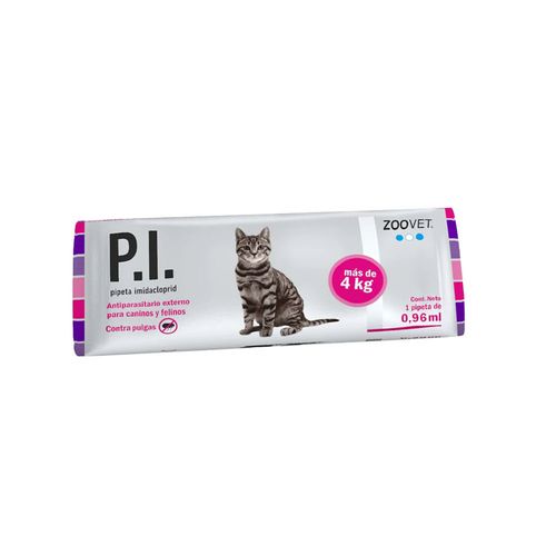 Antipulgas P.I. Gatos De 4 a 9kg