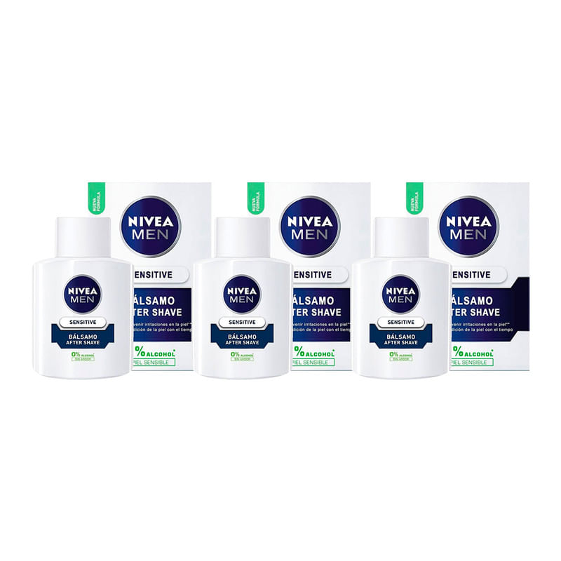 Balsamo-After-shave-NIVEA-Men-Sensitive-Protect---Frasco-100ml--x3-