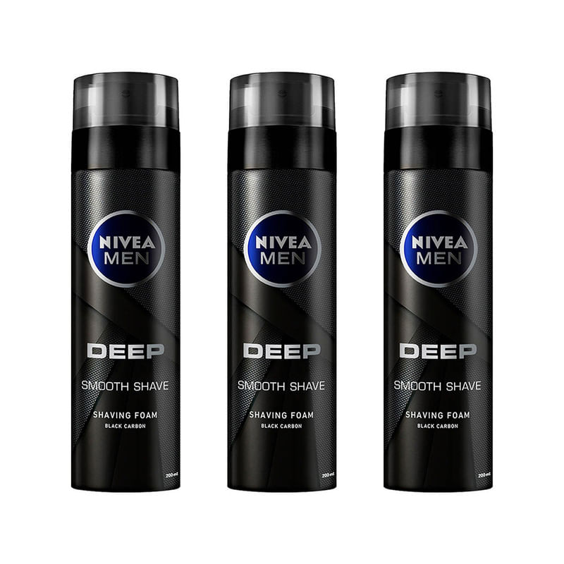 Espuma-de-Afeitar-NIVEA-Men-Deep---Frasco-200ml--x3-