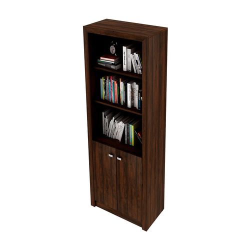 Librero Biblioteca Harrison Rustico Bonno