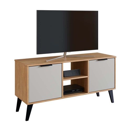 Mesa para TV 40" Orange Milán  2 Puertas MDP Maple/Metal