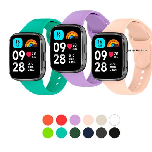 Correa de Silicona Para Xiaomi Watch 3 Active - Beige