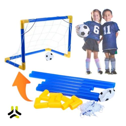 Arco De Futbol Para Niños Armable Resistente Pelota