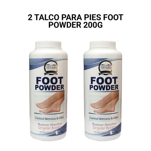 2 Talco para pies Foot Powder 200g