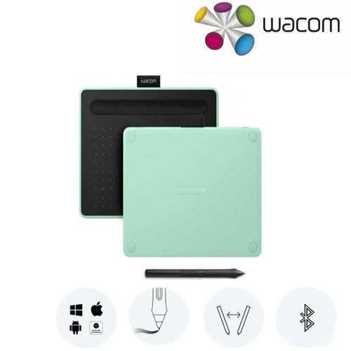 Tableta Grafica Wacom Intuos S Bluetooth CTL4100WLE0 Green