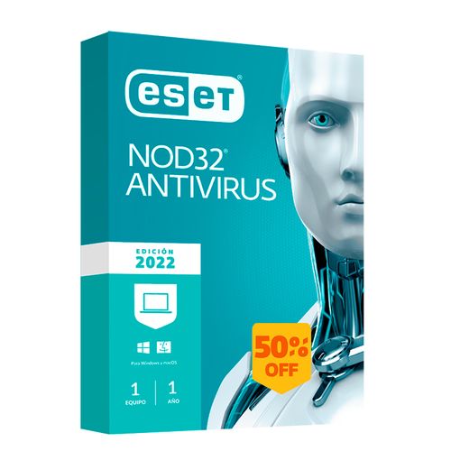 ESET ANTIVIRUS NOD 32 2023 1 PC - LICENCIA DIGITAL