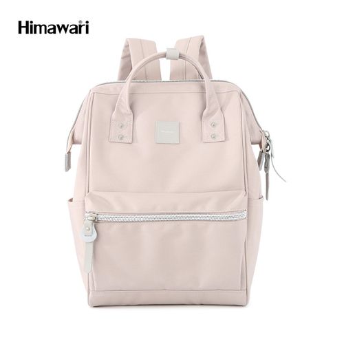 Himawari - Mochila multibolsillos porta laptop con USB - Vintage