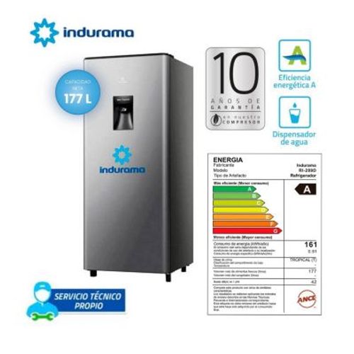 Refrigeradora Libero LROD-190DFIW 175L Inox