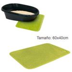 Atrapador-de-Arena-grande---para-arenero-de-gatos---Verde-60x40-cm