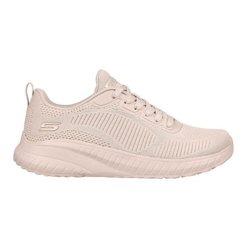 Zapatillas Para Mujer Running Skechers Bobs Squad Chaos 117209NUDE Piel