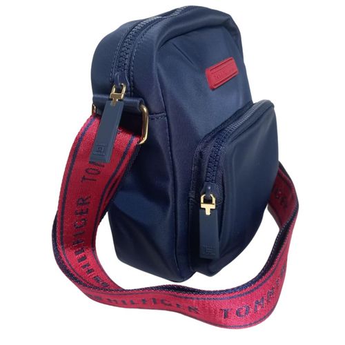 Cartera o Crossbody Tommy Hilfiger Strap Doble Cierre - Azul