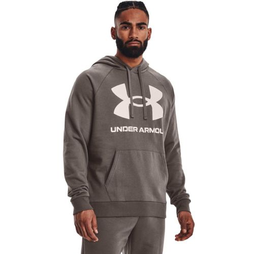 Polera Deportiva para Hombre Under Armour 1357093-176 Ua Rival Fleece Big Lo Marrón