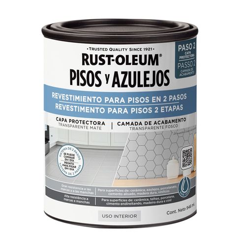 Protector pisos y azulejos transparente Mate 946ml