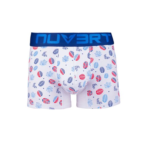 Boxer de Hombre Nuvert Blatt Blanco