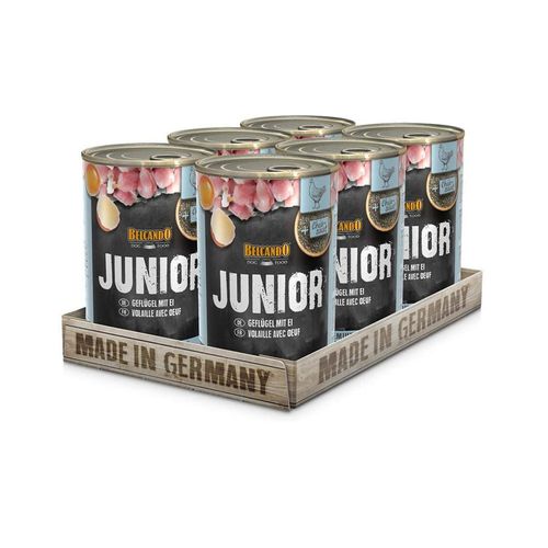 Belcando Junior Ave y Huevo Lata 400gr x 6und