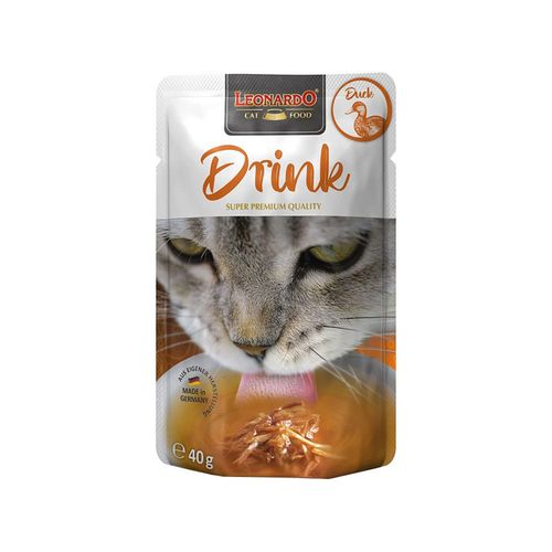 Leonardo Drink para Gatos Adultos Sabor Pato 40gr