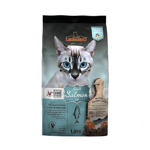 Leonardo Libre de Granos para Gatos Adultos Salmón 1.8 Kg