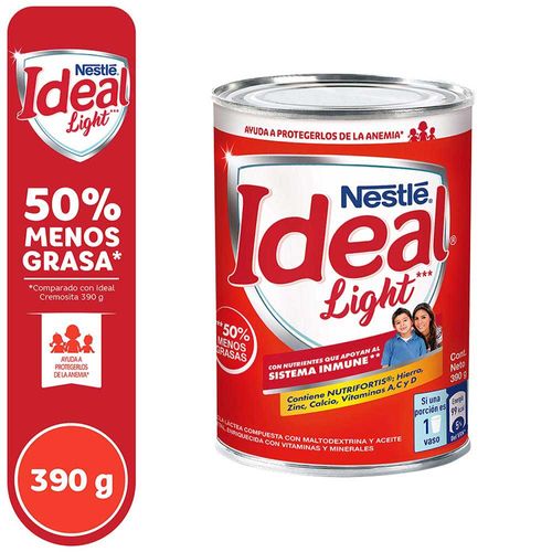 Mezcla Láctea IDEAL Light Lata 390g