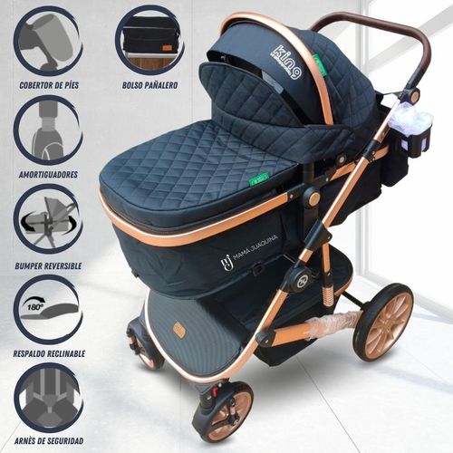 Coche Cuna Moisés de Lujo «MARRUECOS» Edición Limitada Black