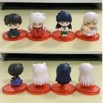 Inuyasha-Figuras-de-Anime-Juguete-Figuras-de-Accion-Otaku-Manga-Kawaii-Set-de-4-piezas