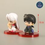 Inuyasha-Figuras-de-Anime-Juguete-Figuras-de-Accion-Otaku-Manga-Kawaii-Set-de-4-piezas