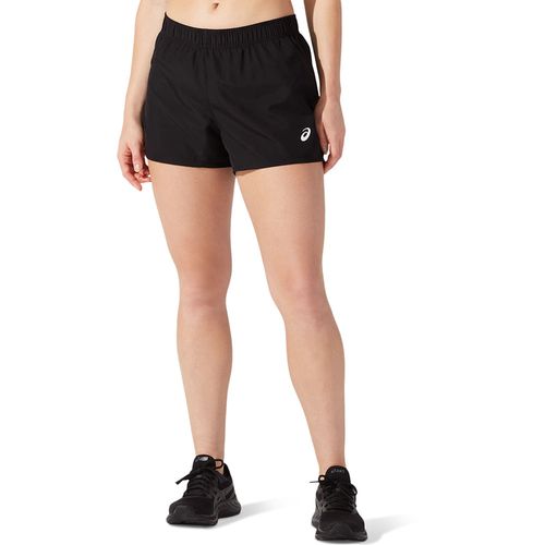 Shorts ASICS Silver 4In Short Black Mujer