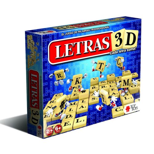 Letras 3d - Top toys - Juegos de mesa