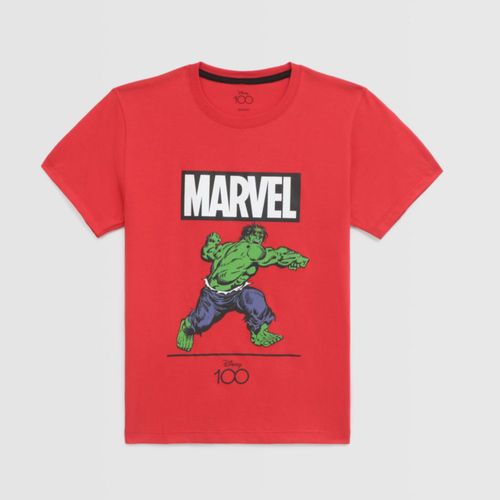 Polo Básico Para Niño Marvel Rojo