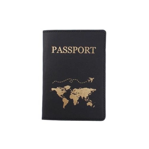 Porta Pasaporte Mapa Cool Bags Negro