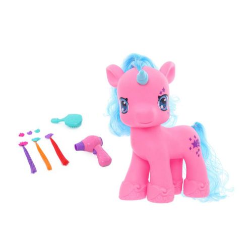 Unicornio Cutie Friends Rosa Con Accesorios 28Cm