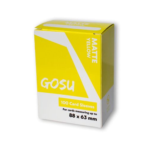 Funda Matte Gosu Standard Mtg - Yellow - Gosu - Accesorios