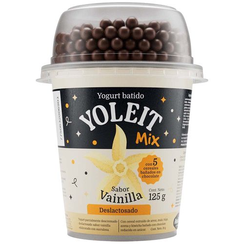 Yogurt YOLEIT Mix Vainilla con Cereales de Chocolate Vaso 125g