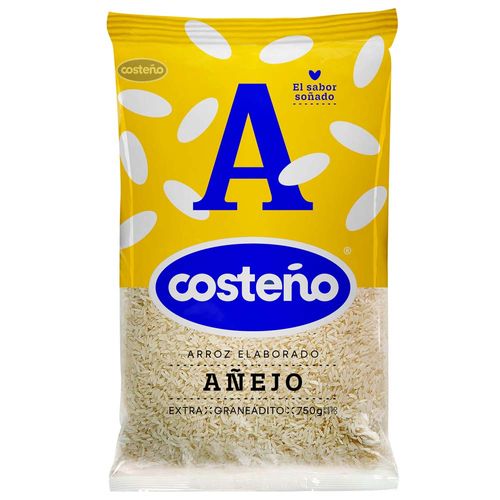 Arroz Añejo Extra COSTEÑO Bolsa 750g