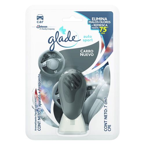 Aromatizador para Auto GLADE Sport Car 7ml