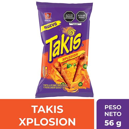 Tortillas de Maíz TAKIS Explosión Bolsa 56g