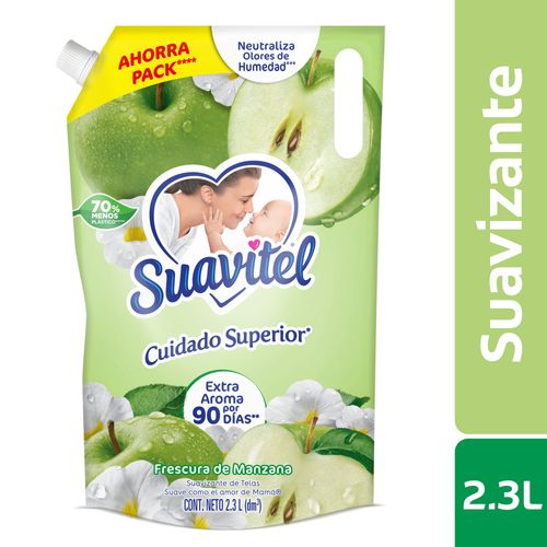 Suavizante SUAVITEL Frescura de Manzana Doypack 2.3L