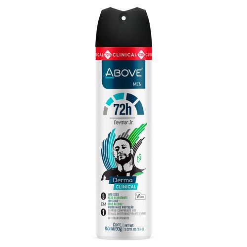 Desodorante en Aerosol ABOVE Men Neymar Jr. Frasco 150ml