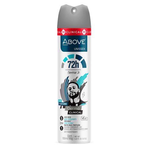 Desodorante en Aerosol Unisex ABOVE Neymar Jr. Frasco 150ml