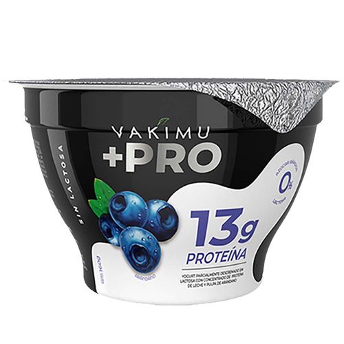 Yogurt VAKIMU +Pro Sabor Arándanos Pote 160g