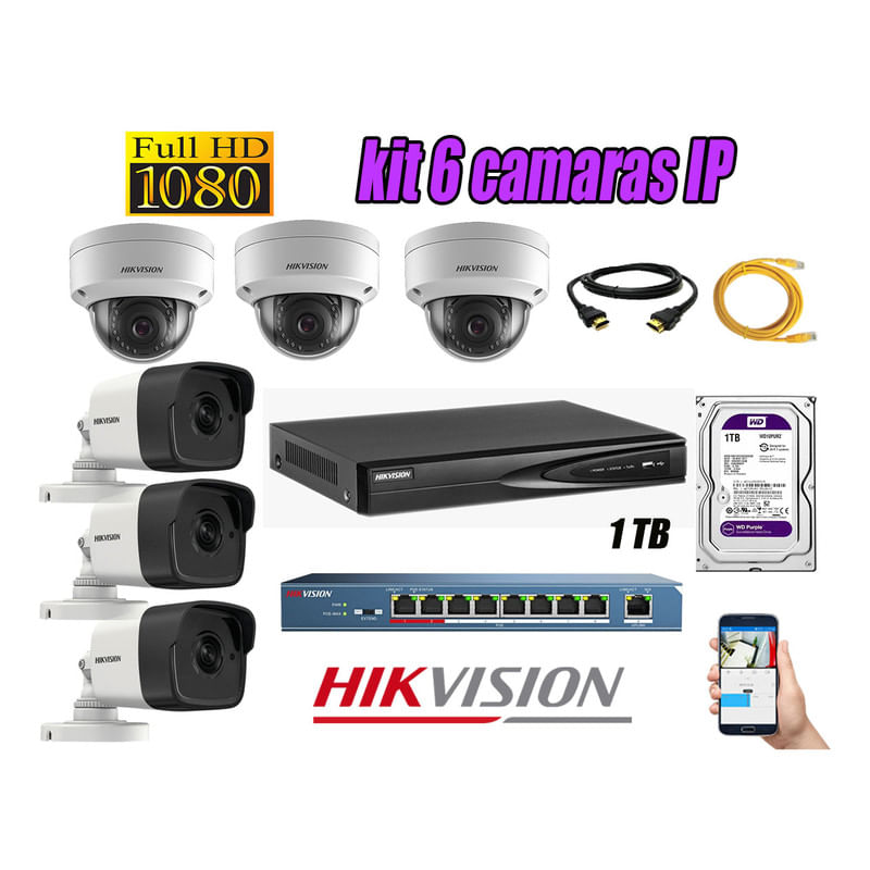 Kit-6-Camaras-de-Seguridad-Ip-Hikvision-mas-Disco-1Tb-Wd-Purpura