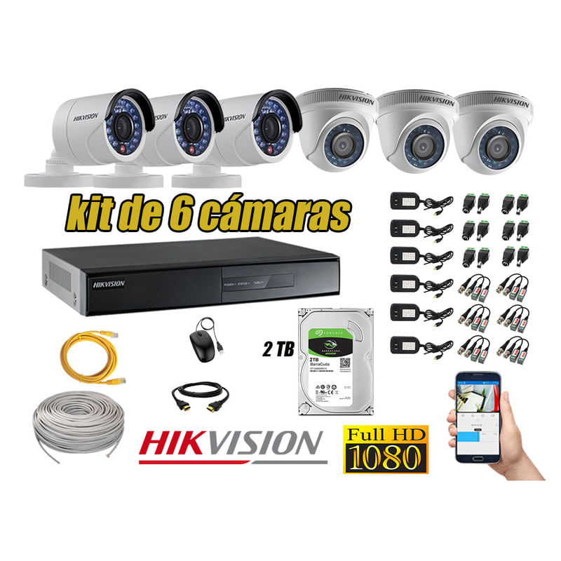 Kit-6-Camaras-de-Seguridad-Hikvision-Full-Hd-1080P-mas-Disco-2Tb-Completo